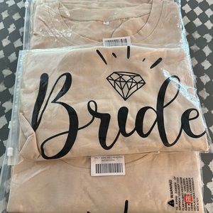 Bride Tshirt Brand new in the bag never opened